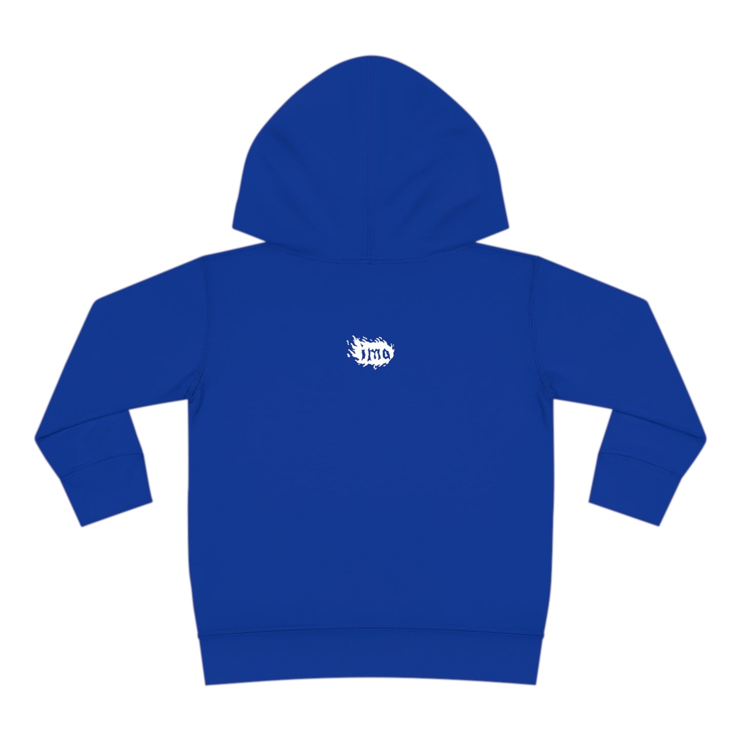 Snowboarder - wht - Toddler Pullover Fleece Hoodie