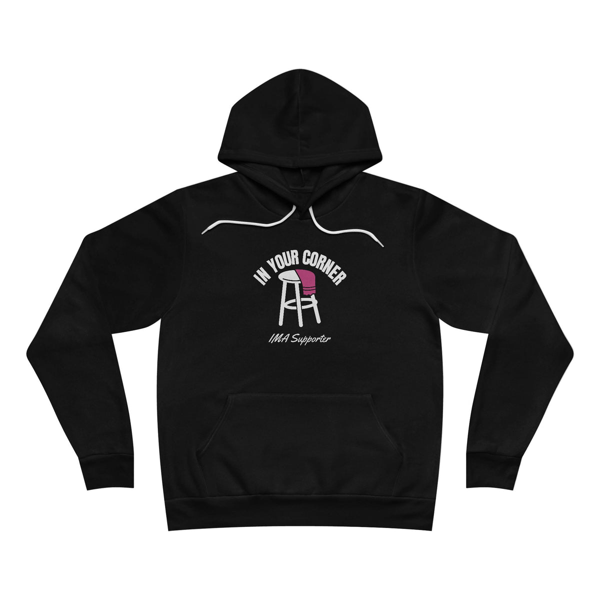 IMA Supporter – In Your Corner Pullover Hoodie – Black